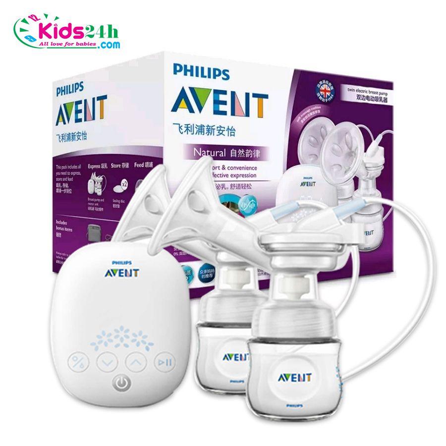 COMBO MÁY HÚT SỮA ĐIỆN ĐÔI PHILLIPS AVENT + MÁY TIỆT TRÙNG BÌNH SỮA KENJO KJ06N + ÁO HÚT SỮA RẢNH TAY GIÁ HẤP DẪN CHỈ 7.599.000