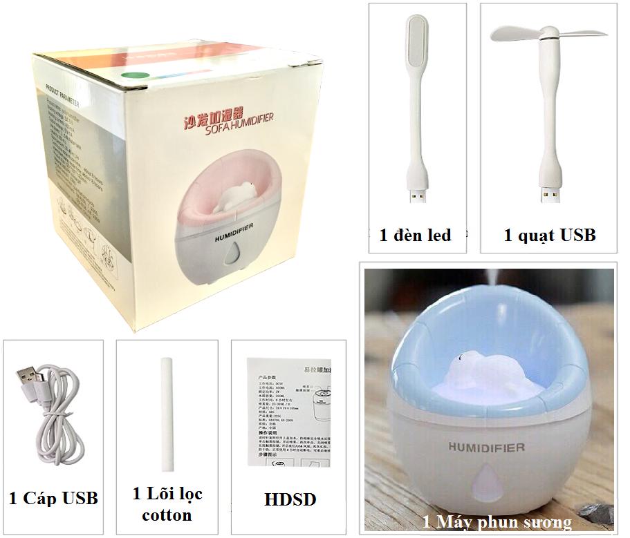 Máy phun suong tạo độ ẩm dễ thương