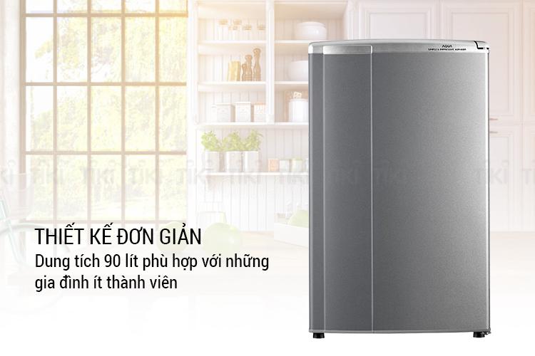 Tủ Lạnh Mini Aqua AQR-95ER-SV (90L) - Hàng chính hãng