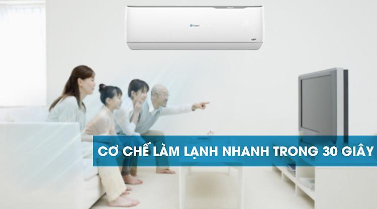 Làm lạnh 30s - Máy lạnh Casper Inverter 1.5 HP GC-12TL32 Làm lạnh 30s - Máy lạnh Casper Inverter 1.5 HP GC-12TL32