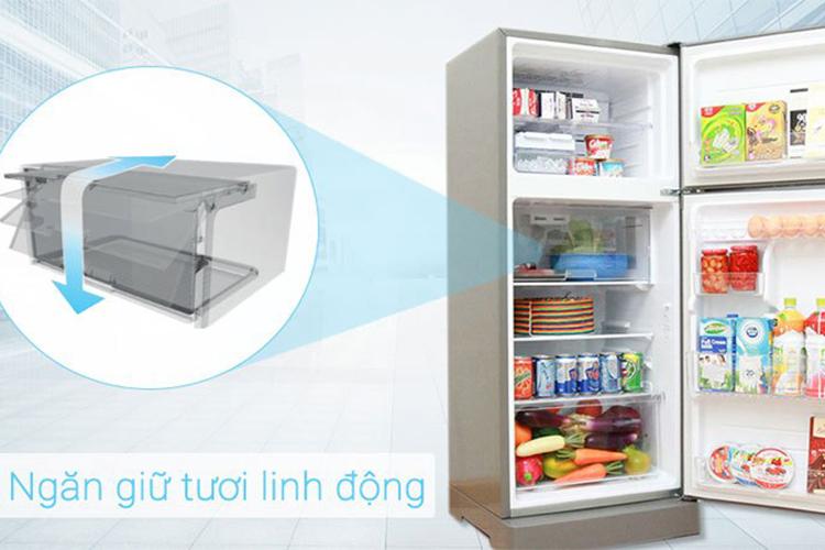 Tủ Lạnh Inverter Sharp SJ-X201E-SL (196L) Tủ Lạnh Inverter Sharp SJ-X201E-SL (196L)