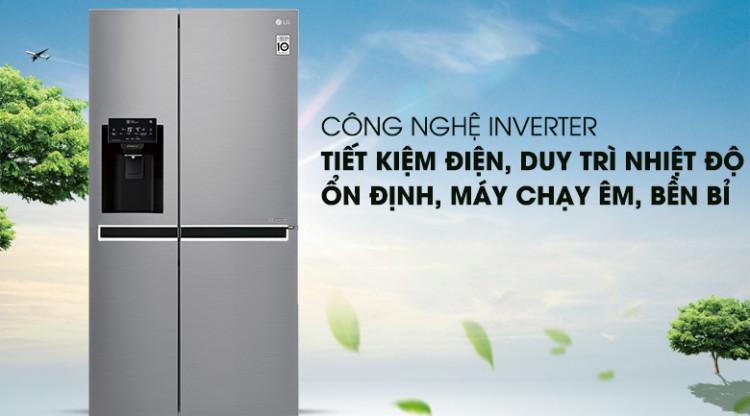 Công nghệ Inverter - Tủ lạnh LG Inverter 601 lít GR-D247JDS Công nghệ Inverter - Tủ lạnh LG Inverter 601 lít GR-D247JDS