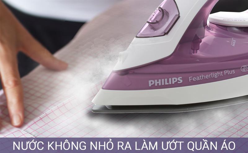 Bàn ủi hơi nước Philips GC1426/37 Tím Chống nhỏ giọt - Bàn ủi hơi nước Philips GC1426/37 Tím