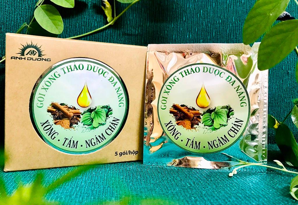 Dùng gói thuốc xông thảo dược đa năng