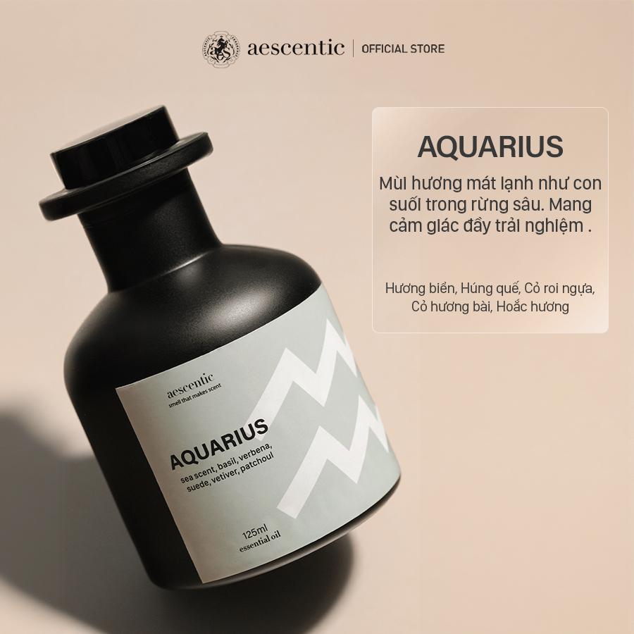 Tinh Dầu Nước Hoa Khuếch Tán AQUARIUS Cắm Que Aescentic VN, Nhiều Hương - Size 50ml/ 75ml/ 125ml/ 220ml