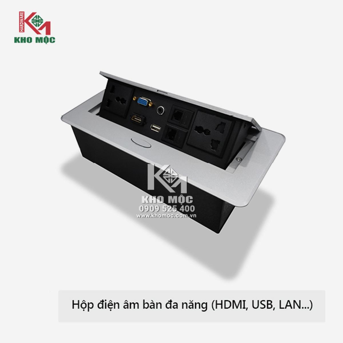 Hộp điện âm bàn đang năng, thông minh
