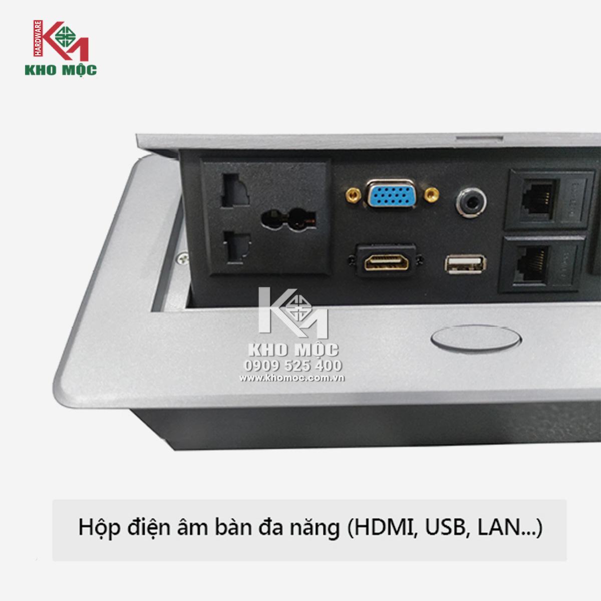 Hộp điện âm bàn đang năng, thông minh