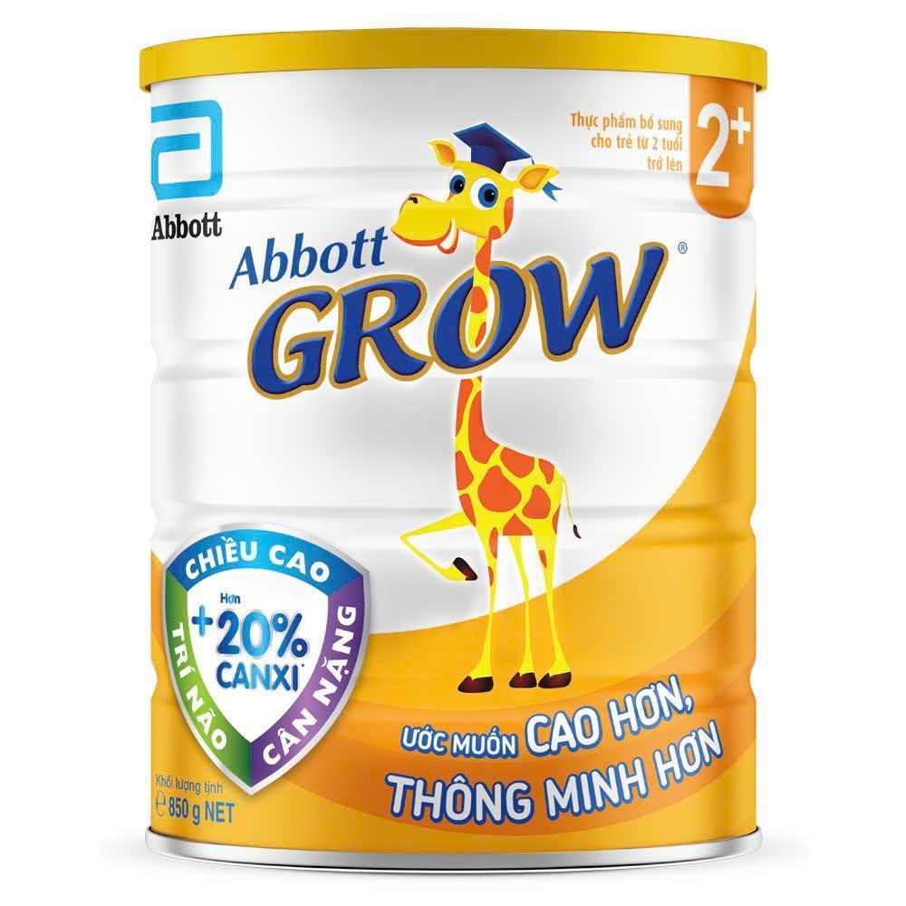 Sữa Abbott Grow 2+ 850g (trên 2 tuổi)