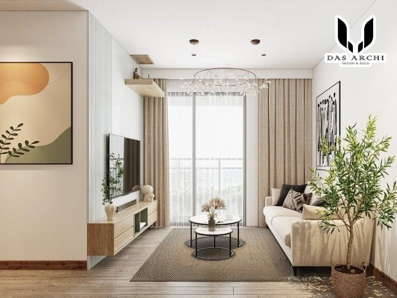 thiết kế nội thất chung cư 45m2