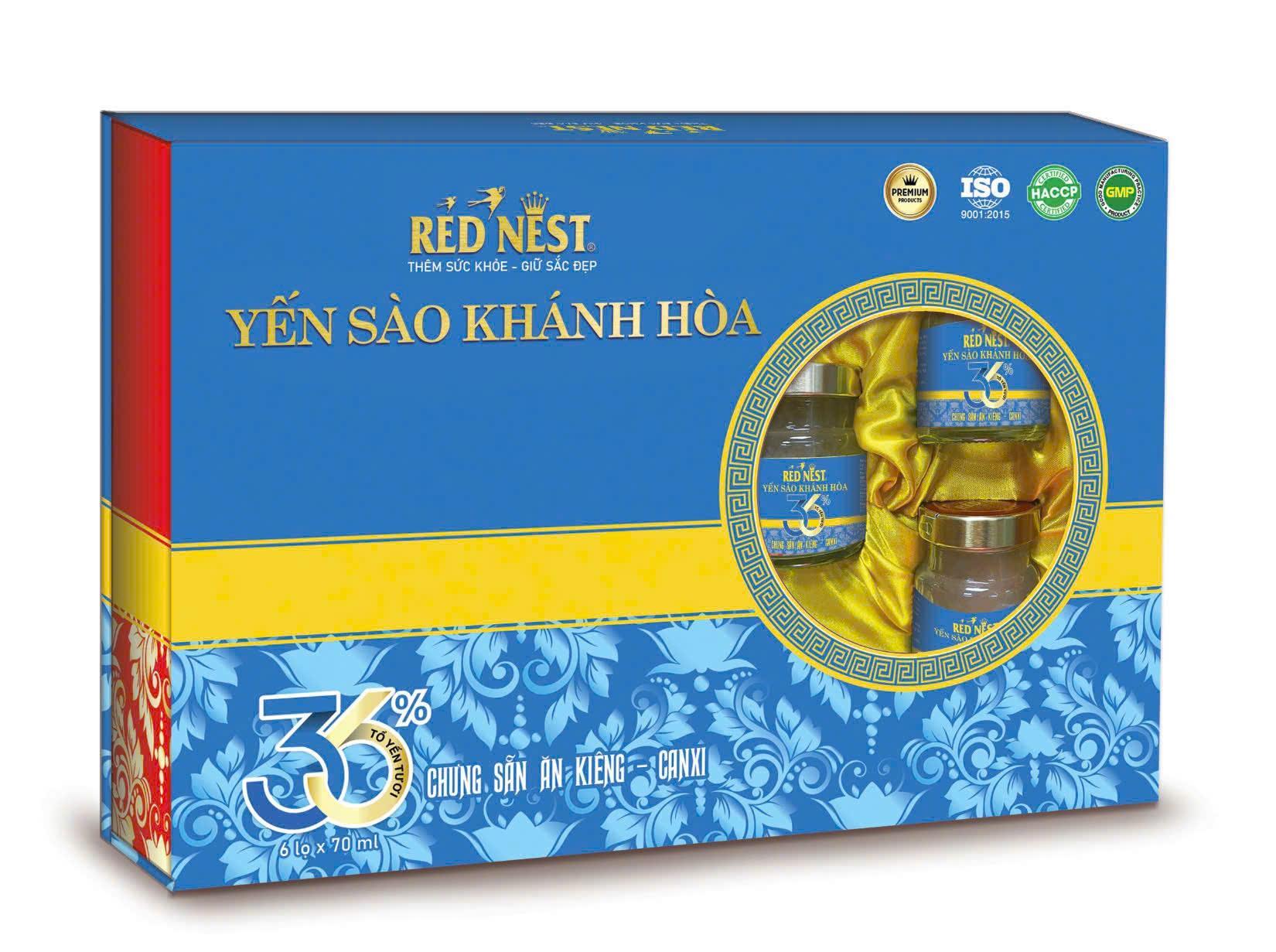 Yến sào chưng sẵn ăn kiêng canxi 36%