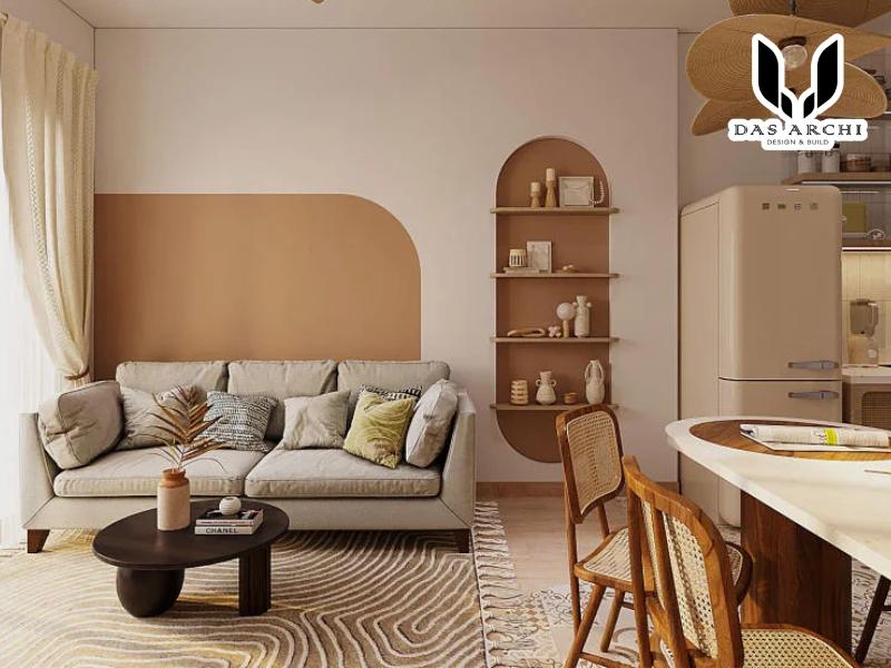 thiết kế nội thất căn hộ chung cư 70m2
