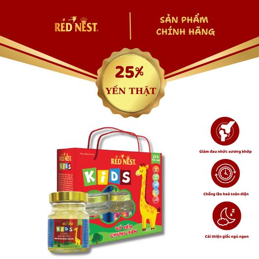 Yến sào Khánh Hòa chưng sẵn Kids 25% Xách 6
