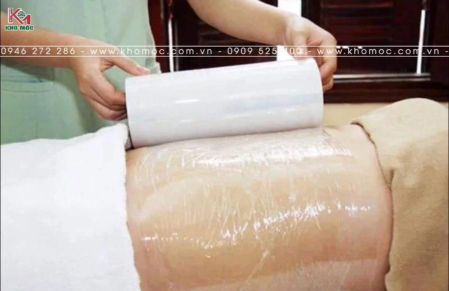Màng PE khổ 25cm bọc hàng hóa tiết kiệm
