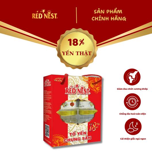 Yến sào Khánh Hòa chưng sẵn Đường 18% xách 4