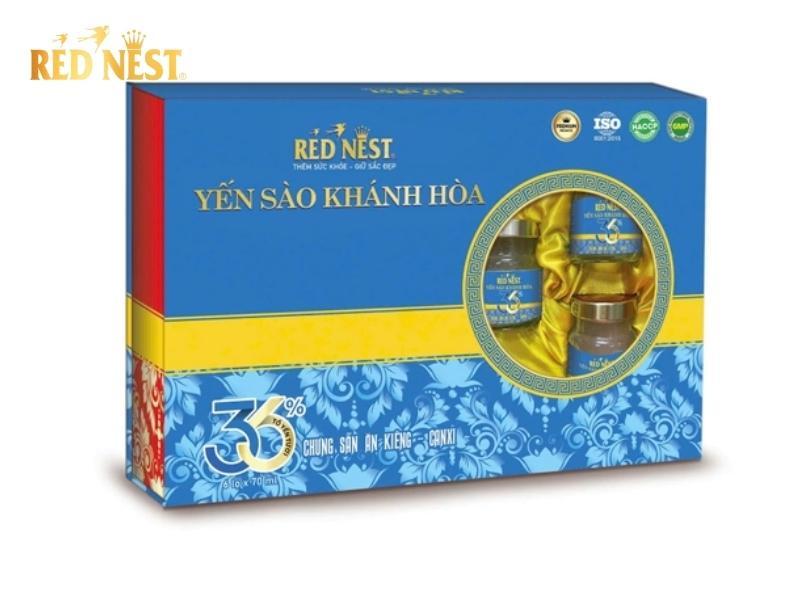 bộ 3 yến sào khánh hòa chưng sẵn 36%