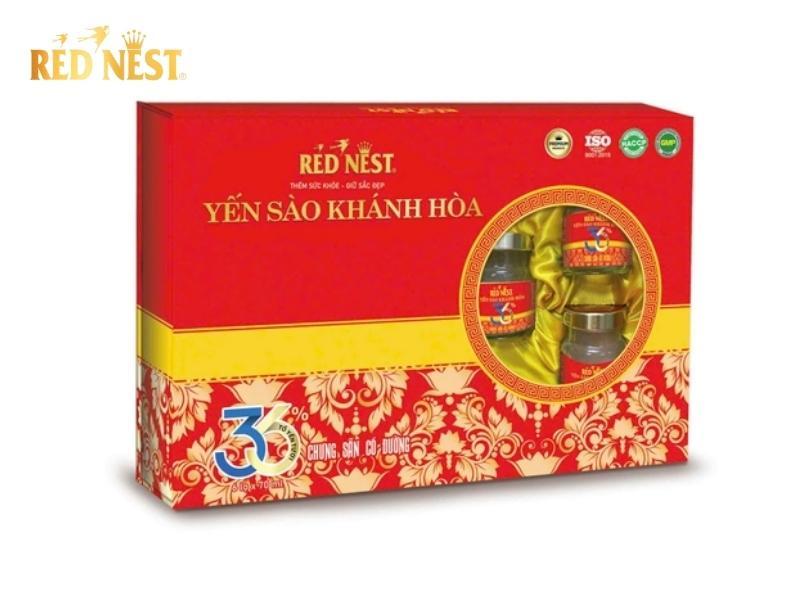 bộ 3 yến sào khánh hòa chưng sẵn 36%