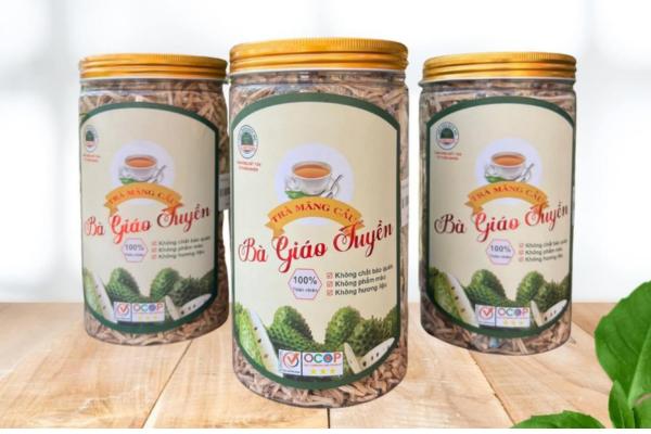 hỗ trợ huyết áp hiệu quả từ trà mãng cầu