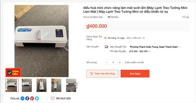 Điều hòa mini, quạt điều hòa xách tay bán tràn lan: Chất lượng thật hay 'phí tiền'?- Ảnh 2. Điều hòa mini, quạt điều hòa xách tay bán tràn lan: Chất lượng thật hay 'phí tiền'?- Ảnh 2.