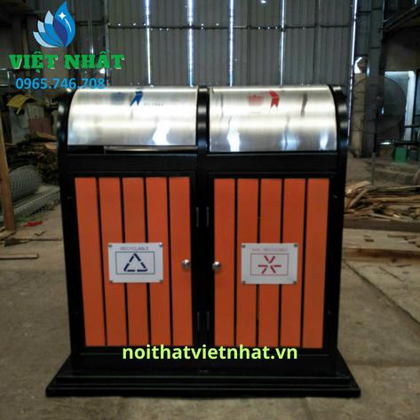 thùng rác inox