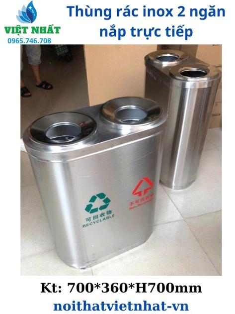 thùng rác inox