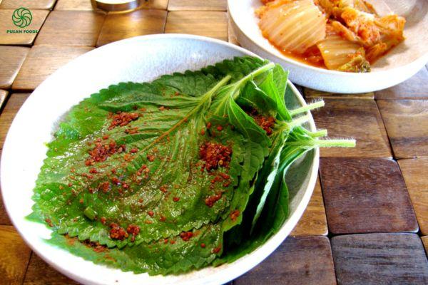 Kim chi lá mè Kkaennip thơm lừng, dễ dùng
