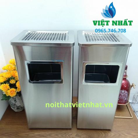 thùng rác inox