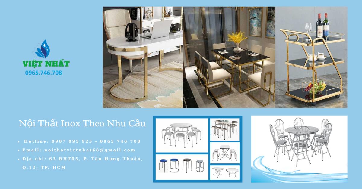 bàn ghế inox việt nhất