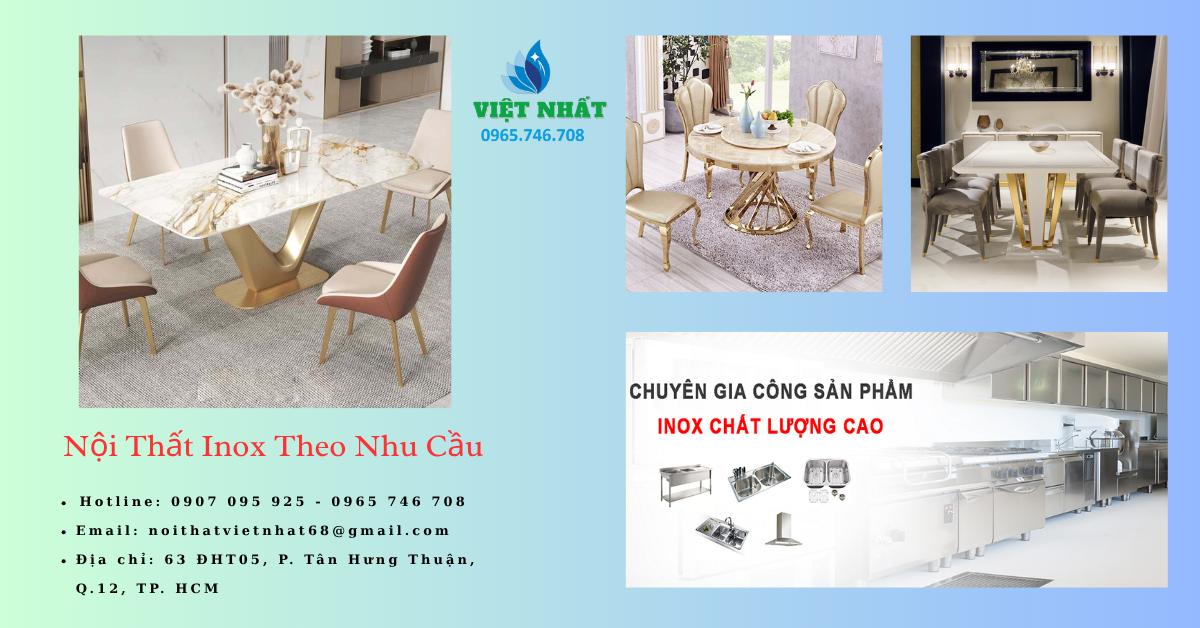 bàn ghế inox việt nhất